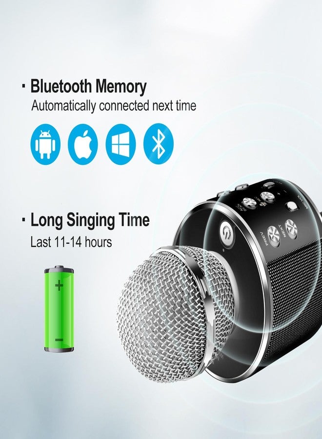 FINYIORE Microphone for Kids, Voice Changing Karaoke Micorphones Boys Girls Gifts for Kids Party Singing Microphone, White Elephant Gift for Adults - Image 5